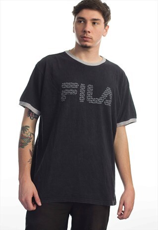 VINTAGE FILA LOGO T-SHIRT 90S XL 8.2