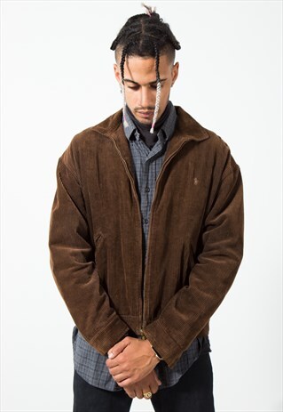UNIQUE VINTAGEPOLO RALPH LAUREN CORDUROY JACKET / S216