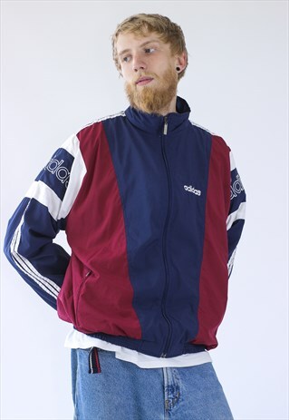 VINTAGE MENS ADIDAS TRACK SUIT TEAM WINDBREAKER JACKET