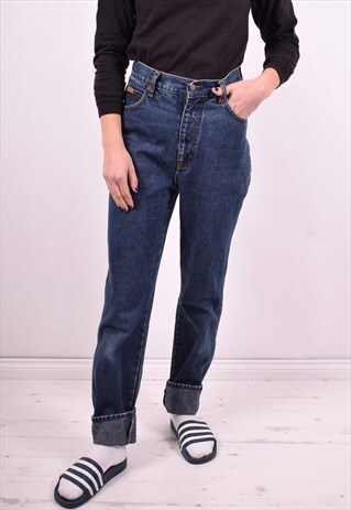 WRANGLER WOMENS VINTAGE JEANS W30 L32 BLUE 90'S