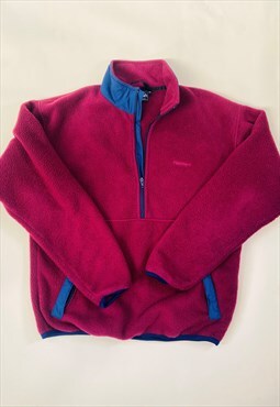 Vintage 90s Rohan Size Medium Fleece in Red