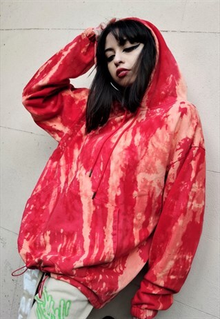 DROP SHOULDER PREMIUM QUALITY TIE DYE GRADIENT 90S HOODIE