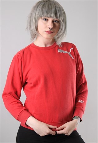 VINTAGE PUMA SWEATSHIRT JUMPER X-SMALL