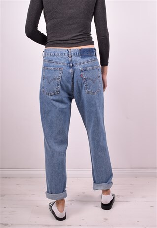 LEVI'S WOMENS VINTAGE JEANS W32 L28 BLUE 90'S