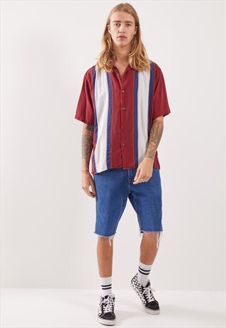 VINTAGE PATTERNED FESTIVAL SHORT SLEEVE SHIRT
