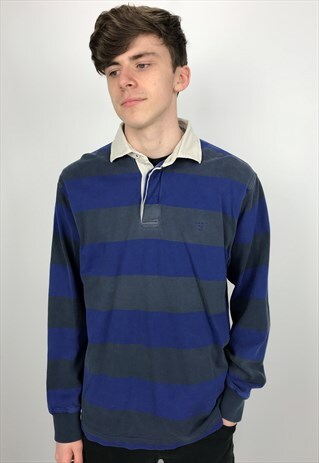 90S VINTAGE GANT STRIPED RUGBY TOP