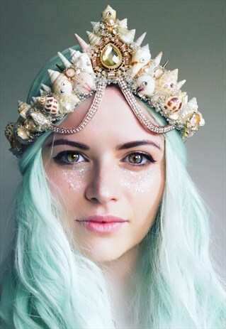 THE HANDMADE GODDESS FESTIVAL MERMAID CROWN
