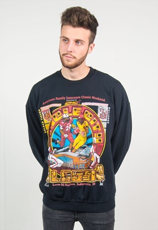 90S SWEATSHIRT COLLEGE AMERICAN FOOTBALL
