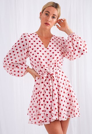 BAE VALENTINE DRESS - PINK HEART