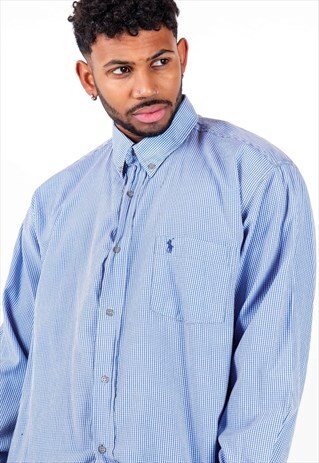 VINTAGE RALPH LAUREN CHECKERED SHIRT S1313