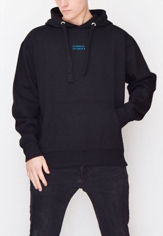 BLACK COORDINATES (BLUE) HOODIE