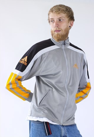 VINTAGE MENS ADIDAS TRACK TOP TEAM JACKET