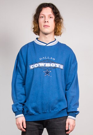 90'S VINTAGE STARTER NFL DALLAS COWBOYS SWEATSHIRT JUMPER