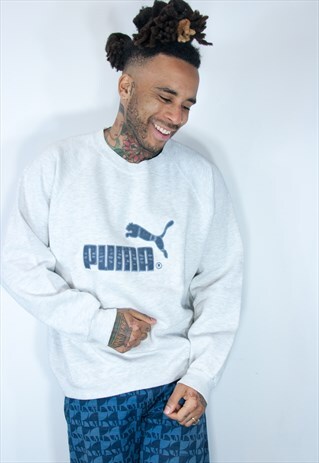 PUMA EMBROIDED VINTAGE SWEATSHIRT