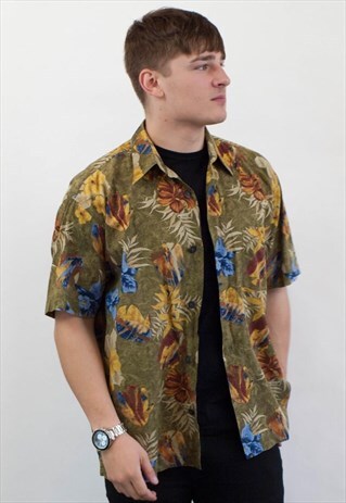 VINTAGE ABSTRACT PATTERN SHIRT