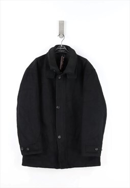 Vintage Pierre Cardin Coat Jacket in Black - L