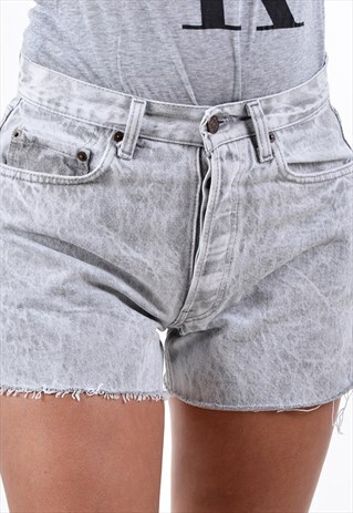 LEVI'S 501 ACID WASH DENIM SHORTS
