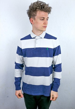 VINTAGE RALPH LAUREN RUGBY POLO SHIRT