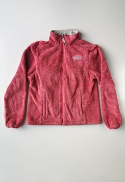 Vintage The North Face fleece jacket in pink, XS