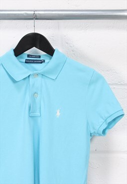Vintage Polo Ralph Lauren Polo Shirt in Blue Medium