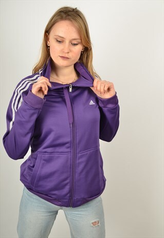 VINTAGE ADIDAS TRACK JACKET PURPLE