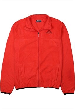 Vintage 90's Kappa Fleece Jumper Full Zip Up