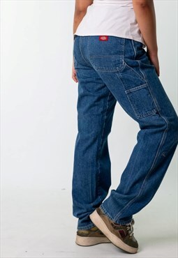 Blue 90s Dickies Denim Carpenter Jeans Baggy Pants