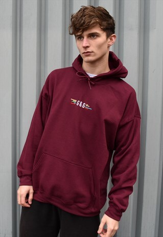 G&G UNISEX BURGUNDY ORIGINAL SOUND HOOD