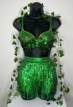Poison Ivy Halloween Costume - Green