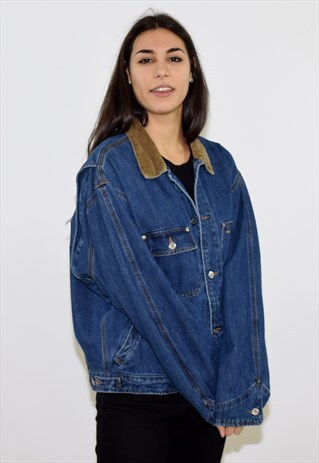 VINTAGE 90S BLUE RALPH LAUREN DENIM JACKET