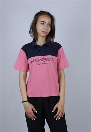 YVES SAINT LAURENT YSL POLO SHIRT WOMEN