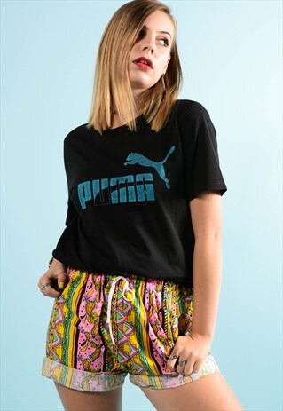 BLACK PUMA TEE SHIRT