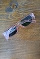 Y2K LIGHT PINK SUNGLASSES IN SQUARE SHAPE