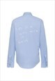 LYRIC SHIRT BABY BLUE