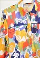 VINTAGE 80S BLOUSE IN COLOURFUL PRINT