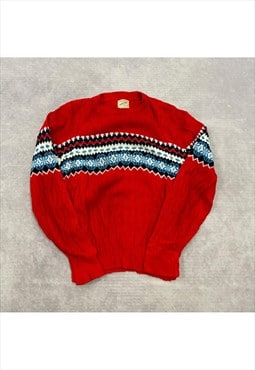 Vintage Knitted Jumper Women's S