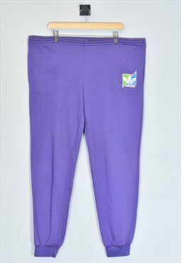 Vintage 1990's Adidas Tracksuit Bottoms Purple XXXLarge