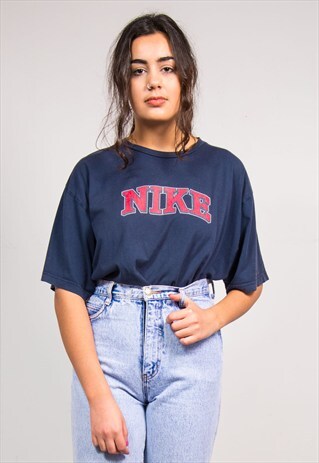 90'S VINTAGE NIKE NAVY BLUE T-SHIRT