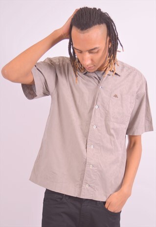 VINTAGE KAPPA SHIRT FLORAL BROWN