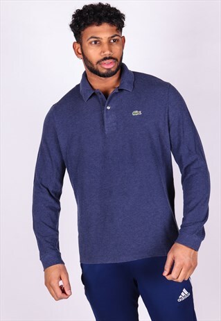 VINTAGE LACOSTE LONG SLEEVE POLO T-SHIRT T942