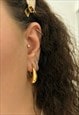 MAYA - Hoop Earrings 18k Gold Plated Finish