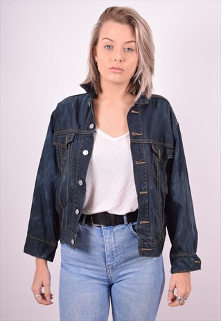 LEVI'S WOMENS VINTAGE DENIM JACKET MEDIUM BLUE 90'S