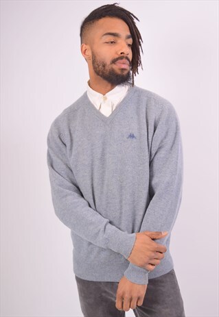 VINTAGE KAPPA JUMPER SWEATER BLUE