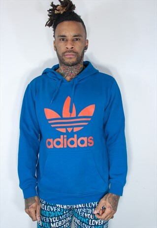 ADIDAS VINTAGE HOODIE BLUE