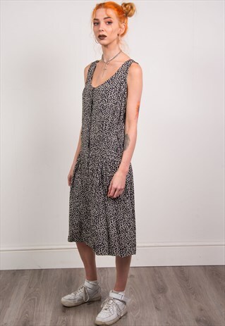 VINTAGE 90'S POLKADOT CROPPED PLAYSUIT