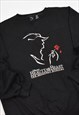 VINTAGE 90S DISNEY BEAUTY AND THE BEAST SWEATSHIRT IN BLACK