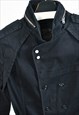 VINTAGE 00S G-STAR TRENCH COAT ON BLACK