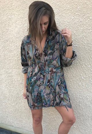 OVERSIZED RETRO 90S 80S VINTAGE UNISEX FESTIVAL SHIRT