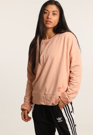 VINTAGE TIMBERLAND WIDE-NECK PRINTED SWEATSHIRT