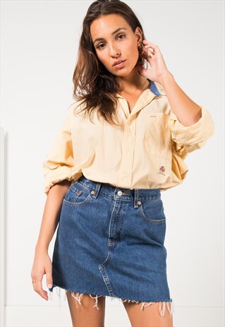 VINTAGE 80S TOMMY HILFIGER SHIRT / S4281
